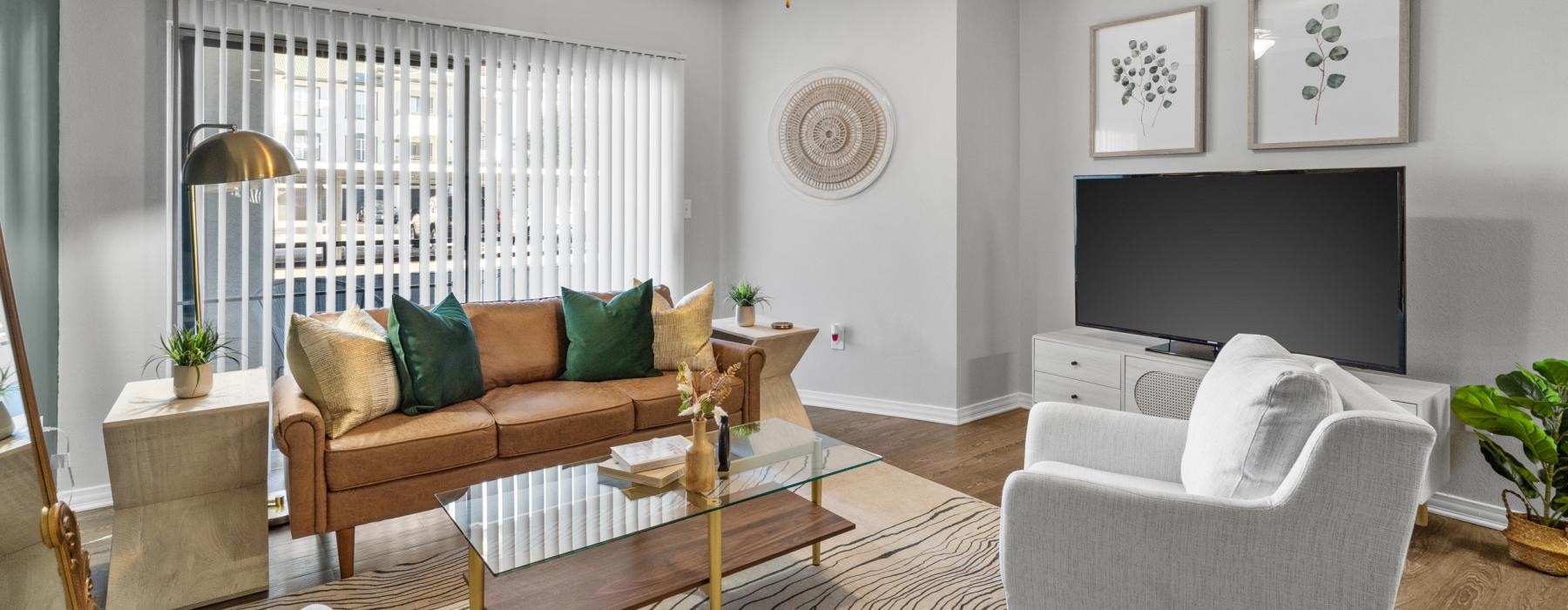 a room with a table and chairs